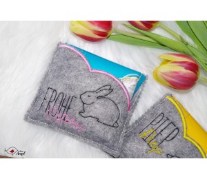 Stickserie - ITH Einsteckhüllen quadratisch Ostern